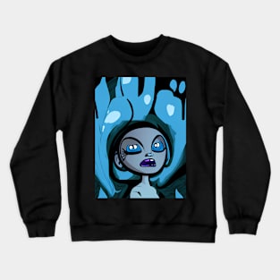 Fantastical Nightmares: Alternative Style with a Twist of Fantasy and Horror Crewneck Sweatshirt